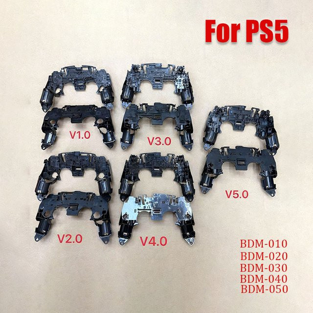 YuXi Ersatz Mittlerer Rahmen Halterung für PS5 Controller BDM-010 020 030 040 050 in Schwarz - Bild 1