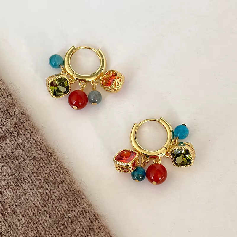 Taoya Ohrringe, 18 Karat Gold plattiert, Damen - Bild 3