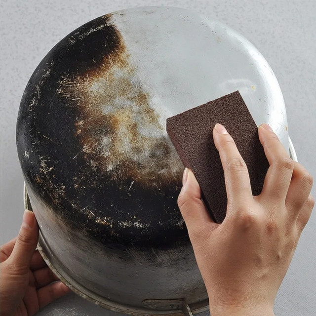 Dady Kitchen Wonder Magic Reinigungsbürste aus Melamin zum Entfernen von Rost und Kalk für Kochfeld und Töpfe - Bild 1