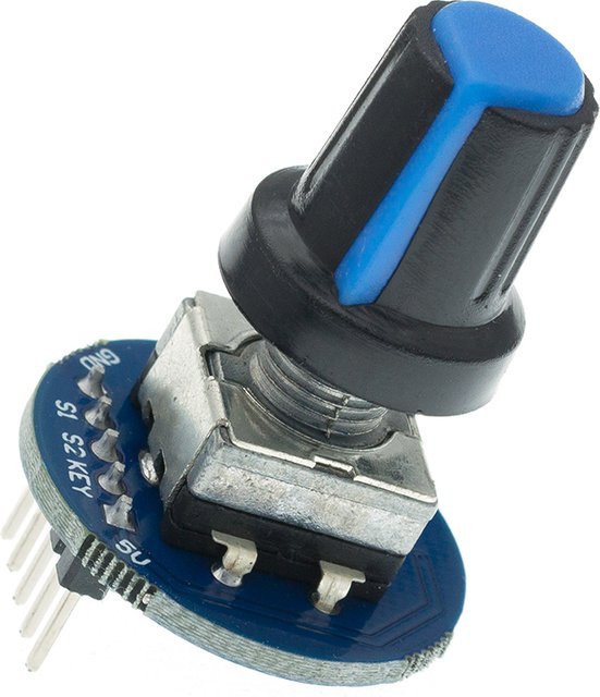 AITEXM ROBOT Rotary Encoder Modul EC11 für Arduino zur Sensor-Entwicklung mit rundem Drehknopf - Bild 1