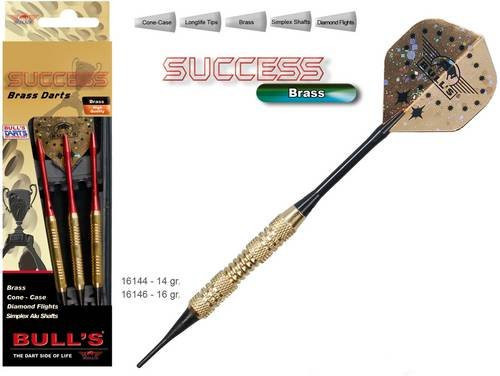 Bull's 3 Softdart Success Brass Softdarts 14g - Bild 1