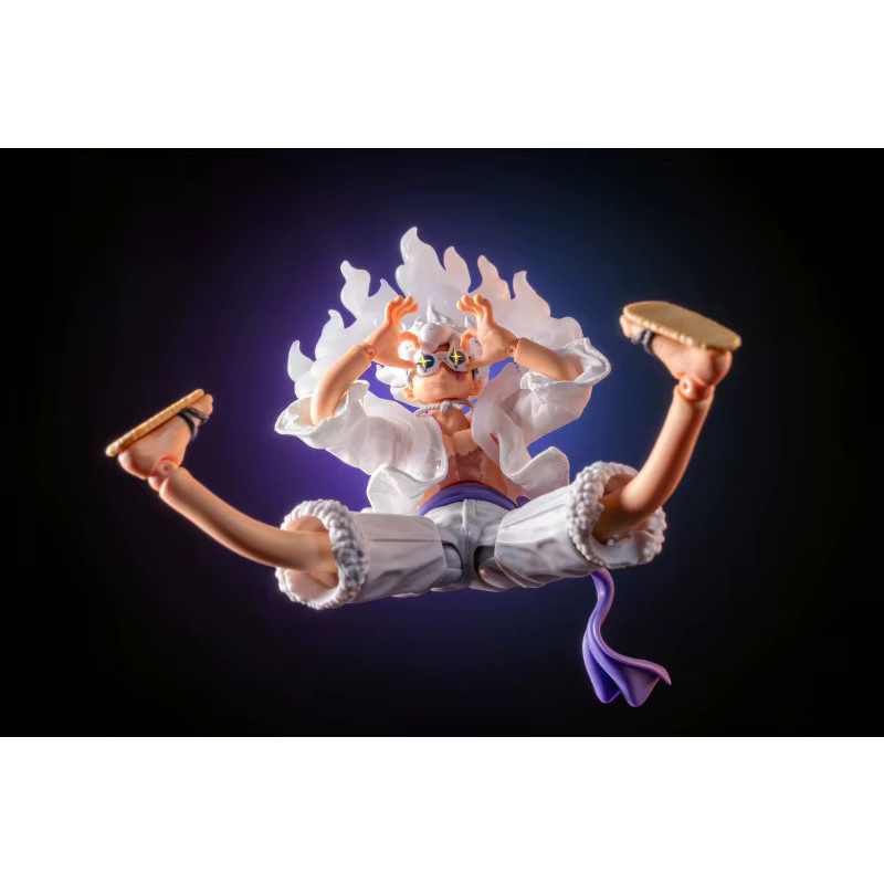 Bandai One Piece Luffy, Actionfigur, Maßstab 1:12, weiße Jacke mit langen Ärmeln - Bild 3