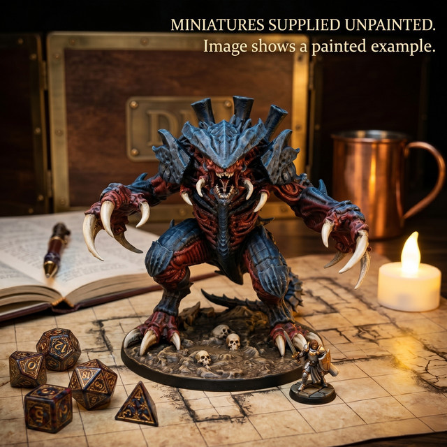 J BIRD Alien Monster Tyrant Miniatur, Fantasy, Tabletop, Einzelfigur - Bild 1