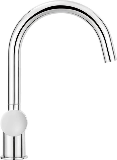 baliv Niederdruck-Küchenarmatur KI-5150 N Einhebelmischer aus Messing in Chrom/Silber - Bild 1