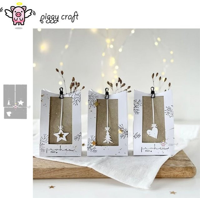Piggy Craft Metall-Stanzform für Papierhandwerk und Weihnachtskarten - Bild 1