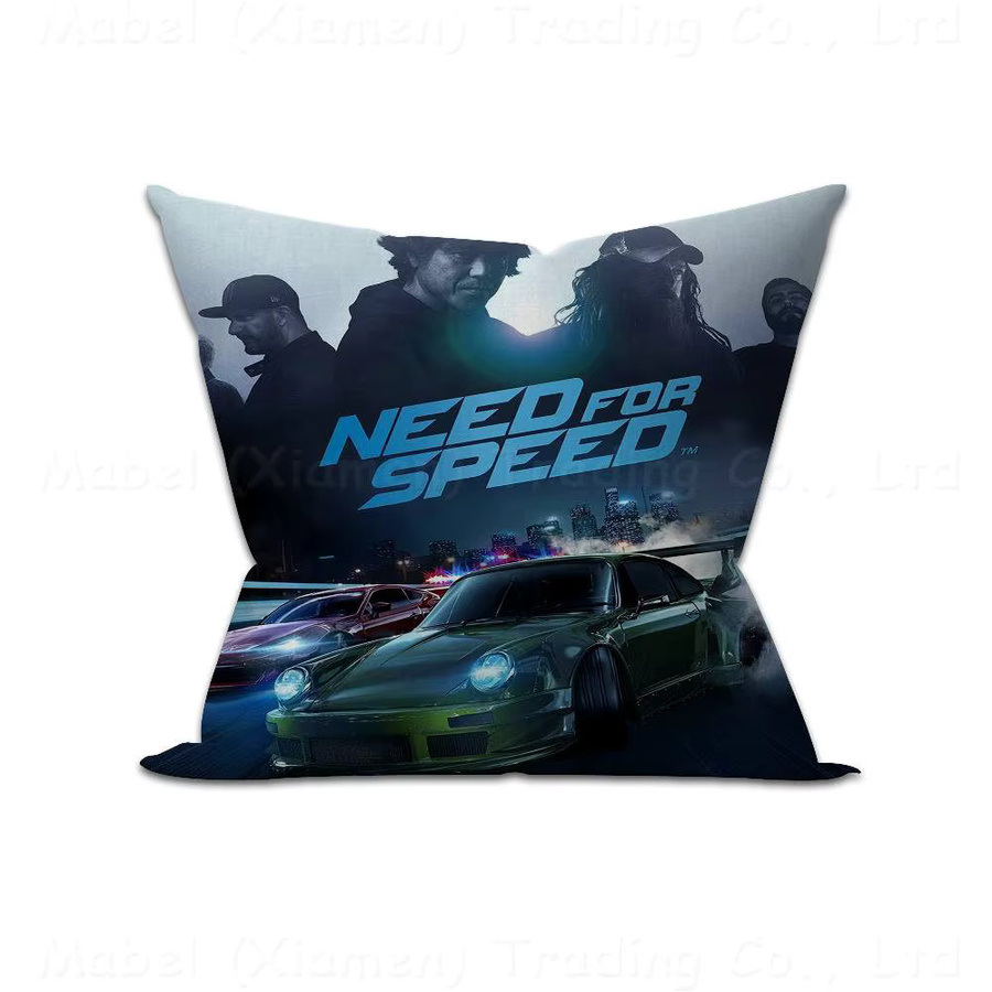 Beast Kingdom Kissenbezug N-Need For S-Speed-s Game mit Grafikdesign, quadratisch, mehrfarbig, Breite: 30 cm, Höhe: 30 cm - Bild 7
