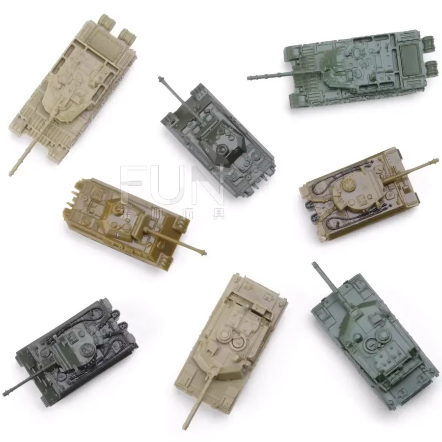 GRAPMAN 4D klassisches Panzermodell WWII, Spielzeug, Kunststoff, 1/144 - Bild 3