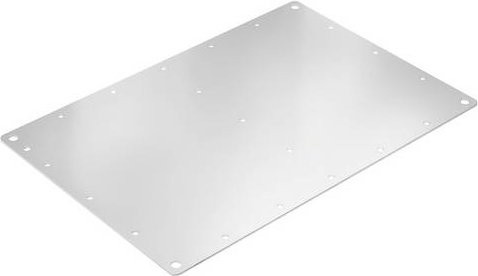 Weidmüller Montageplatte KTB MOPL 6250 S2N H aus rostfreiem Stahl in Silber, B: 44,7 cm, L: 56,35 cm - Bild 1