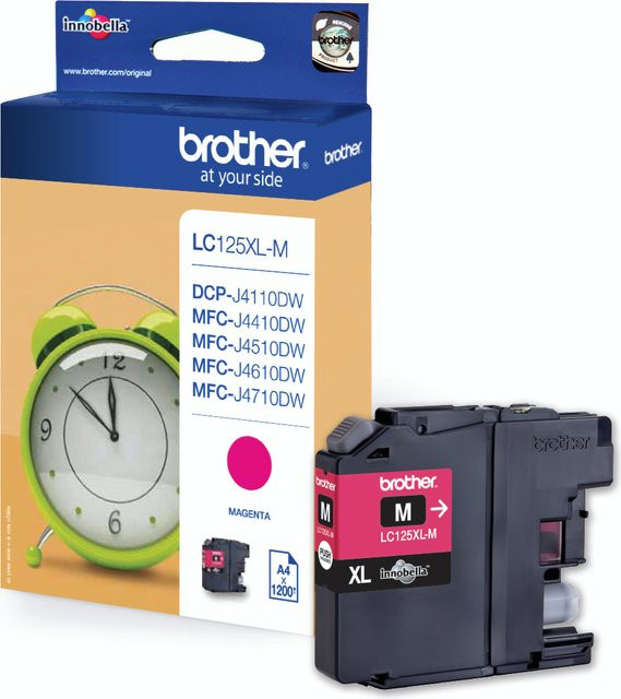 Brother Original Tintenpatrone LC-125XLM Magenta - Bild 2