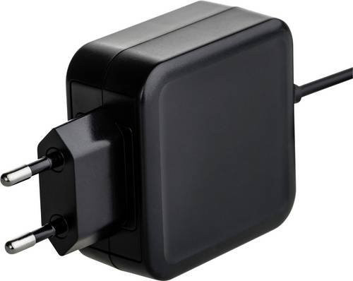 Akyga Notebook-Netzteil 65W mit USB-C Anschluss in Schwarz (5V, 20V, 3.25A) - Bild 1
