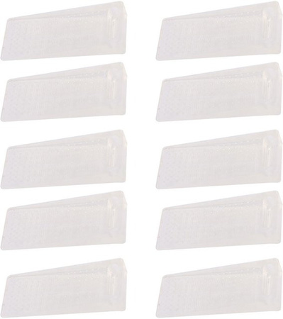 10 Stück GoolRC Türstopper aus flexiblem TPR, transparent, bohrfrei und stapelbar