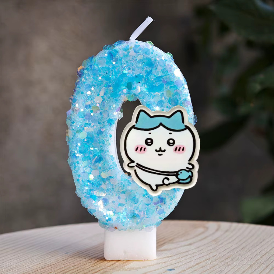 Bandai Hachiware Geburtstagstortenkerzen, Tortendekoration - Bild 2