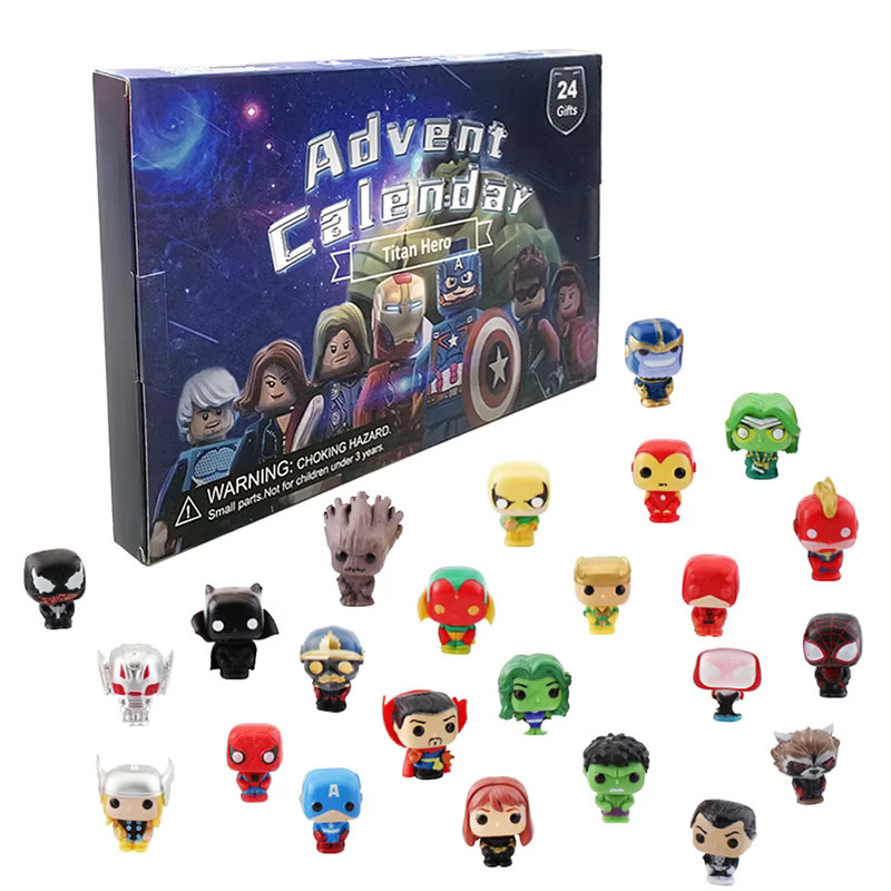 Marvel Adventskalender Box mit Avengers, Spiderman und Iron Man Minifiguren in Mehrfarbig - Bild 2