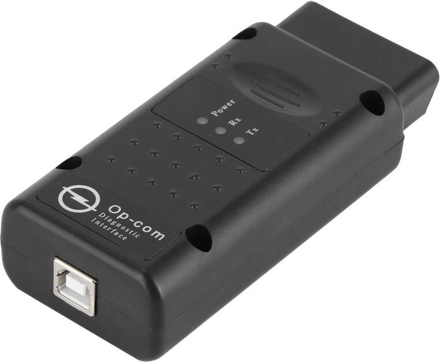 Igeteck OBD2 Schnittstellenscanner V1.95 mit PIC18F458 und FTDI Chip Fehlercode-Leser Diagnosetool für Opel, Schwarz - Bild 1