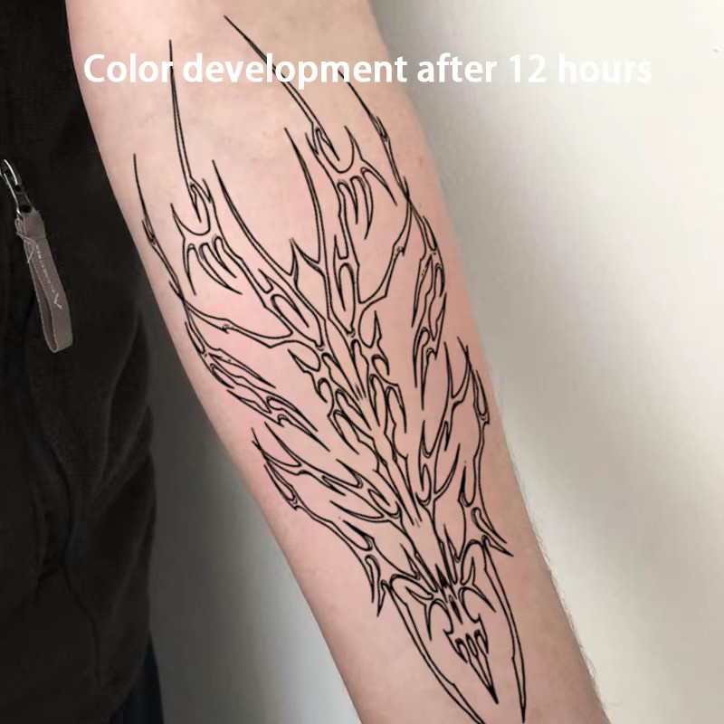 Temporäre Tattoos Mechanische Dämon Punk, Herren, Wasserdicht - Bild 2