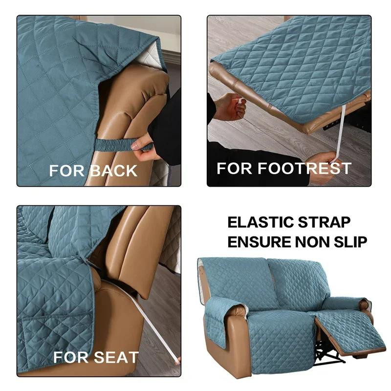 Bestbags Sesselbezug aus gestepptem Polyester, einfarbig und wendbar, ideal als Schutzmatte für Sofas und Sessel - Bild 1