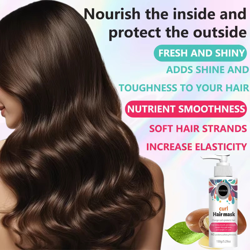 YUITIKUE Lockenmaske, spülfrei, für lockiges Haar, 150g - Bild 6