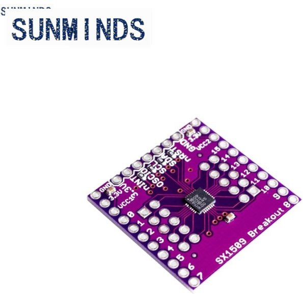 CJMCU SX1509 16-Kanal E/A-Ausgangsmodul mit Tastatur und GPIO-Spannungspegel-LED-Treiber in Lila - Bild 1