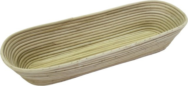 Schneider Gärkorb mit geflochtenem Boden in Beige, oval, B: 18 cm, T: 51 cm, H: 9,5 cm - Bild 1