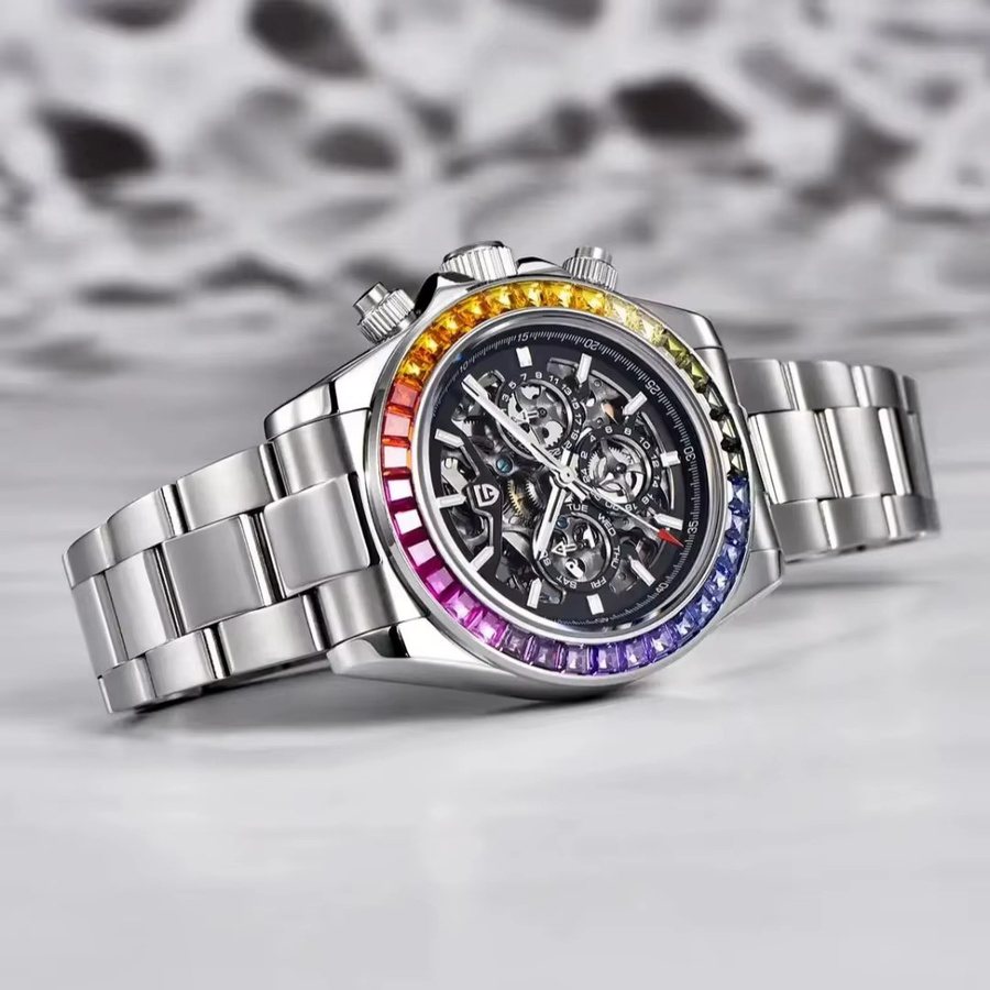 PAGANI DESIGN Chronograph, Automatik, Edelstahl, Bunt, Herren - Bild 6