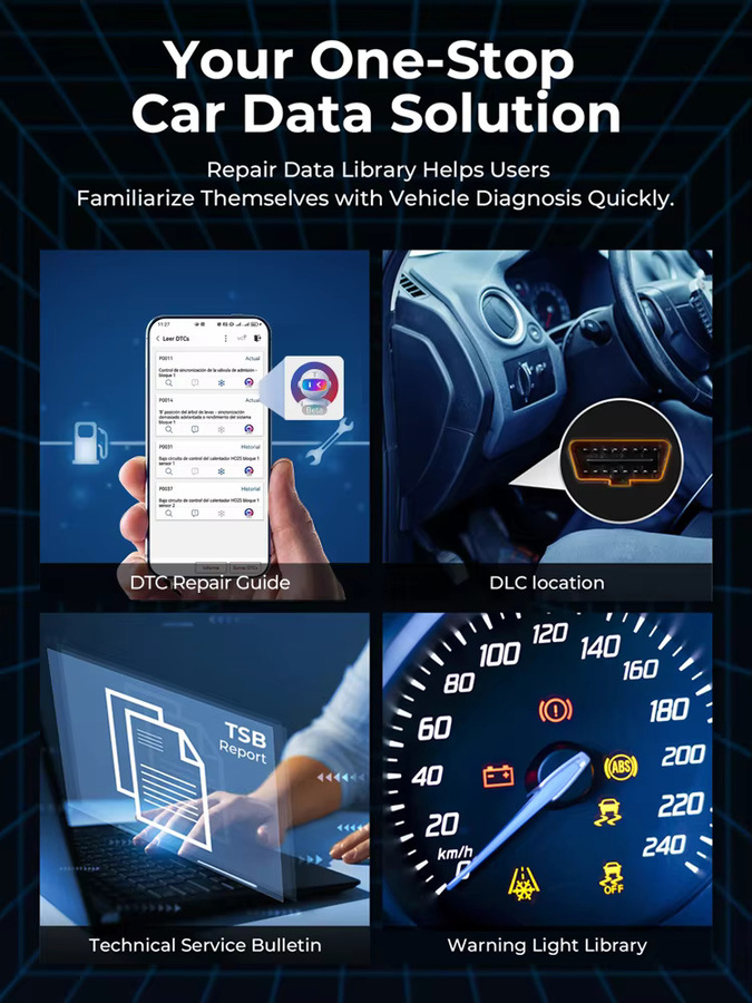 TOPDON TopScan Lite Bluetooth OBD2 Diagnosegerät für Vollsystem-Fehlerdiagnose in Schwarz - Bild 5