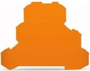 WAGO Abschluss- und Zwischenplatte 2002-3292 in Orange, 0,8 mm dick - Bild 1