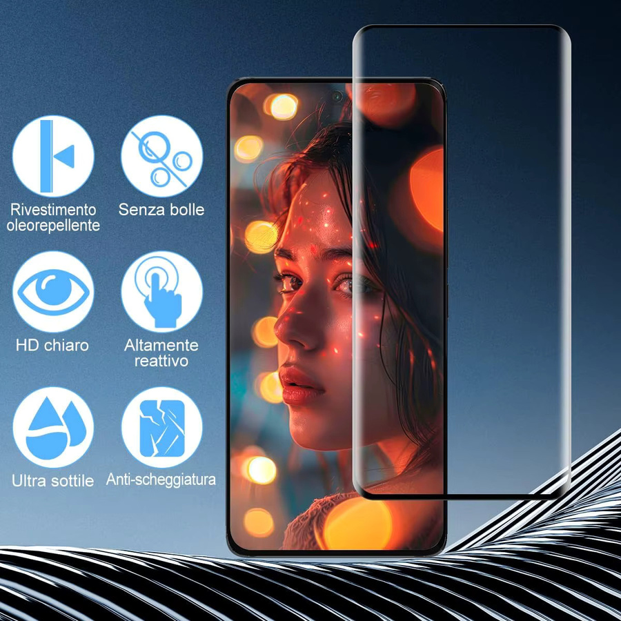 Leeshionz Displayschutz aus gehärtetem Glas für Pocs X7 Serie, transparent - Bild 2
