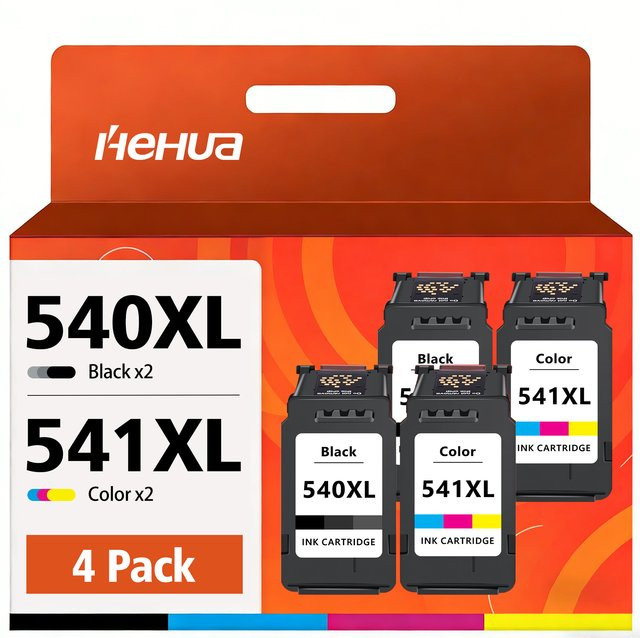 PG-540XL CL-541XL Tintenpatronen Set kompatibel mit Canon Pixma MG3150 MG3550 MX395 MX525 und Stylus Photo R800 R1800 - Bild 1