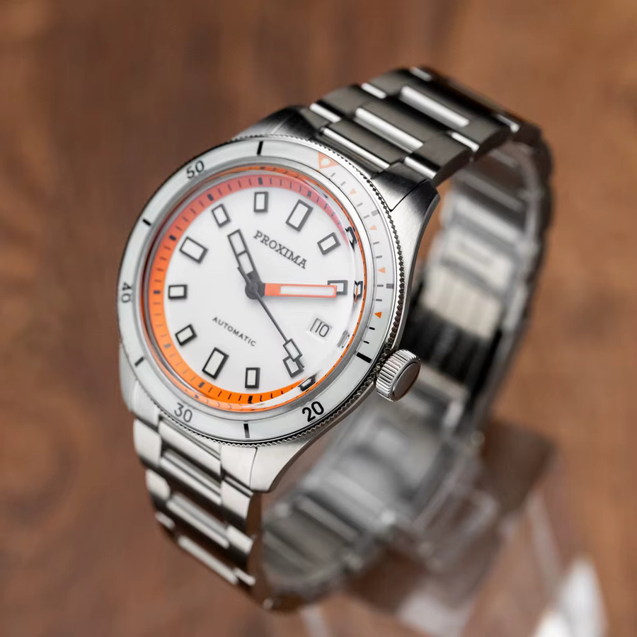 Proxima Taucheruhr, Edelstahl, Saphirglas, Herren - Bild 2