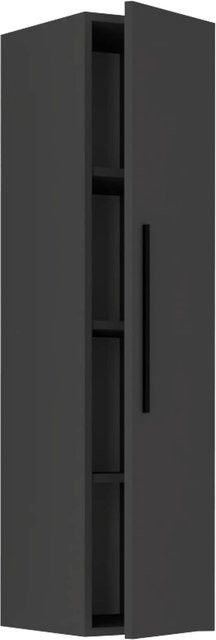 VCM Hängeschrank Arila XL Senkrecht in Anthrazit, Höhe: 115 cm, Breite: 30 cm, Tiefe: 30 cm - Bild 1