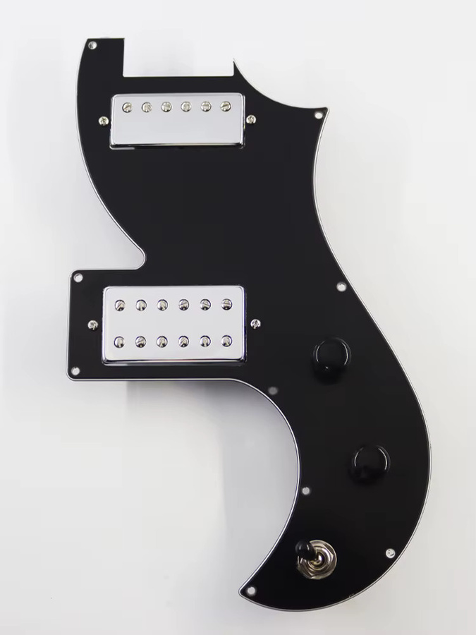 Phrilam HRILAM Alnico 5 Mini-Humbucker Doppelspulen-Tonabnehmer für E-Gitarren in Silber - Bild 3