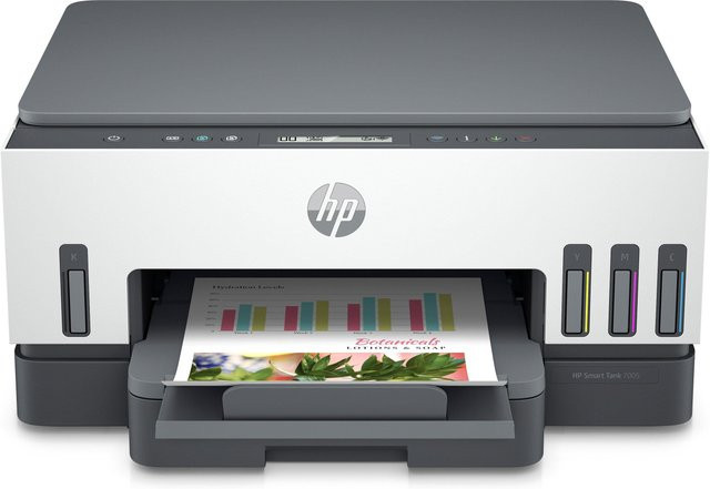 HP Smart Tank 7005 All-in-One Multifunktionsdrucker in Grau mit Tintenstrahl-Technologie, Wi-Fi, Bluetooth und USB - Bild 2