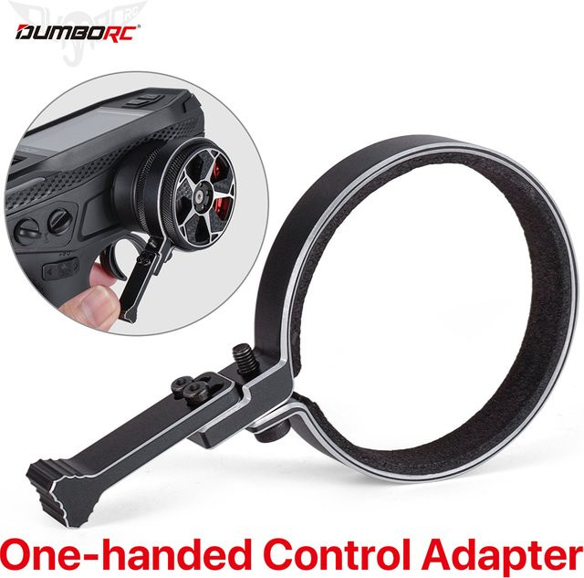 DUMBORC RC Lenkrad-Auslöser, einhändiger Steueradapter, Schwarz - Bild 1