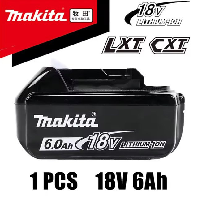 Makita Ersatz-Lithium-Akku 18V mit 6Ah für BL1830B BL1850B BL1850 BL1840 BL1860 BL1815 - Bild 1
