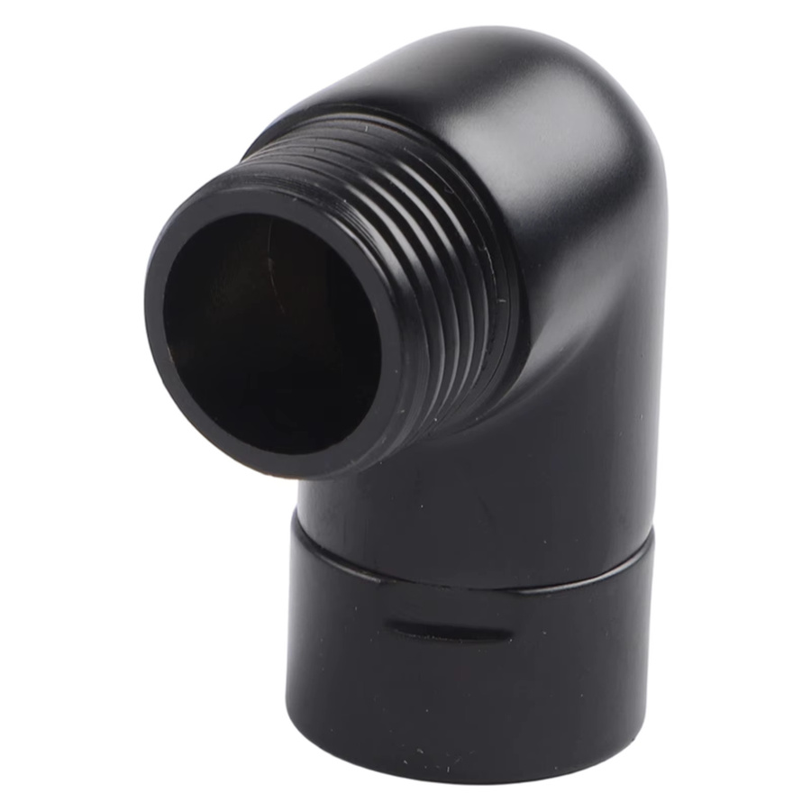 VIBRATITE Handbrause-Top-Spray-Winkelstück in Schwarz mit G1/2 Innengewinde und Außengewinde für dein Badezimmer - Bild 6