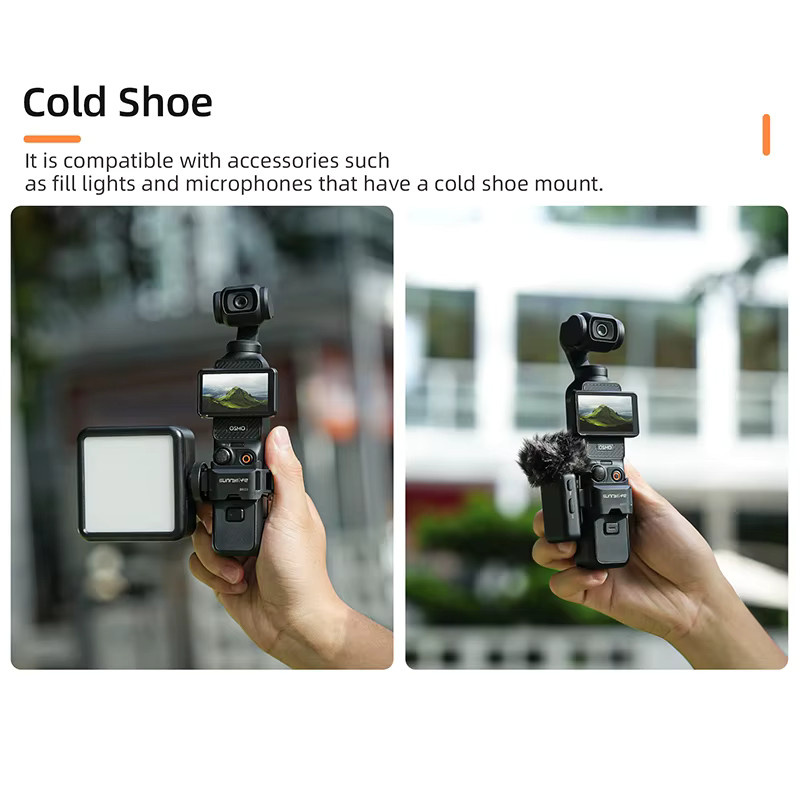 DJI Schnellverschluss-Erweiterungsadapter in Schwarz für DJI OSMO Pocket 3 und DJI OSMO Pocket 4 als feste Rahmenhalterung für dein Kamera-Gimbal-Zubehör - Bild 6