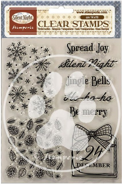 Stamperia Clear-Stamps Silent Night durchsichtige Silikonstempel - Bild 1
