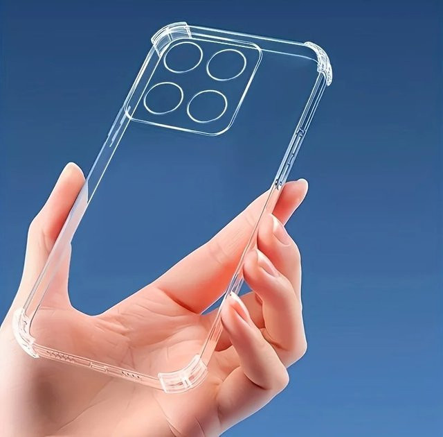 EUCAGR Transparentes Silikon-Schutzcase für Motorola Moto G67 Power und Motorola Moto G57 Power - Bild 1