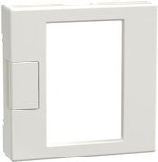 Merten Zentralplatte für Raumtemperaturregler MEG5775-0319, glänzend weiß, Thermoplast - Bild 1