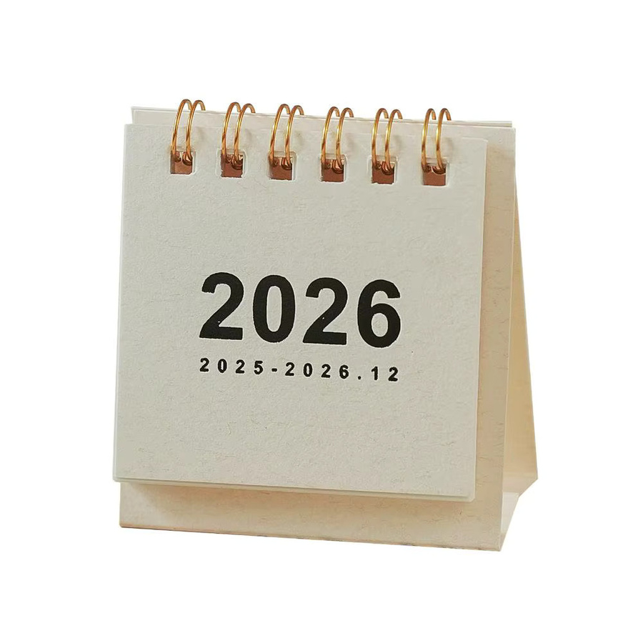 Minimalistischer Desktop Kalender 2026 für Home Office und Schule als tragbarer Planer - Bild 5