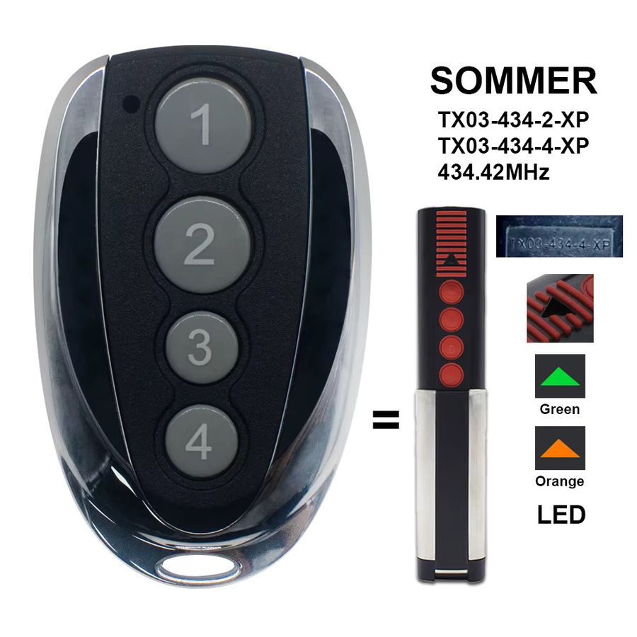 Radio Sommer Fernbedienung Duplikator TX03-434-2-XP TX03-434-4-XP 434 MHz für Garagentore und Tore - Bild 2