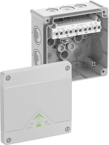 Spelsberg Abzweigkasten Grau IP66 B/T/H: 12,7 x 12,7 x 7,0 cm - Bild 1