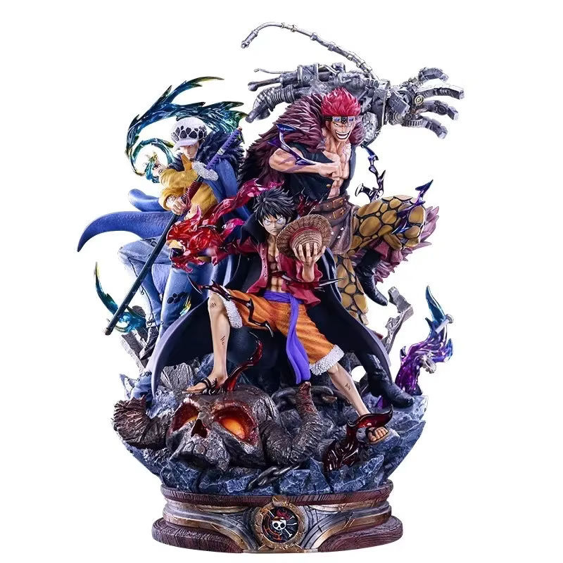 Bandai One Piece Actionfiguren Set Ruffy und Trafalgar Law aus Kunststoff, mehrfarbig - Bild 4