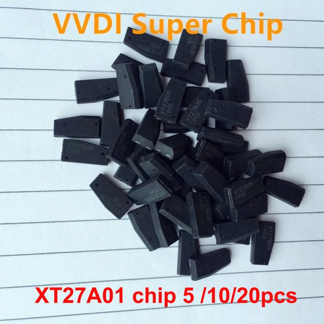 VVDI Super Chip XT27 Transponder für ID46 ID40 ID43 4D 8C 8A T3 47 8A, Farbe: Schwarz - Bild 1