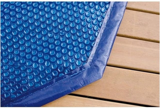 UBBINK Luftpolsterfolie für rechteckige Holz-Schwimmbecken, Blau, 400 Mikron, B/T: 200 x 350 cm - Bild 1