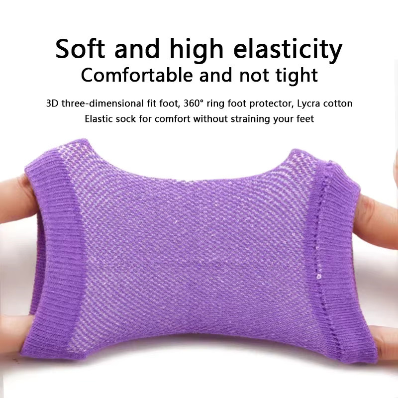 SMATLELF Silikon-Fußpolster, feuchtigkeitsspendende Socken, Unisex - Bild 2