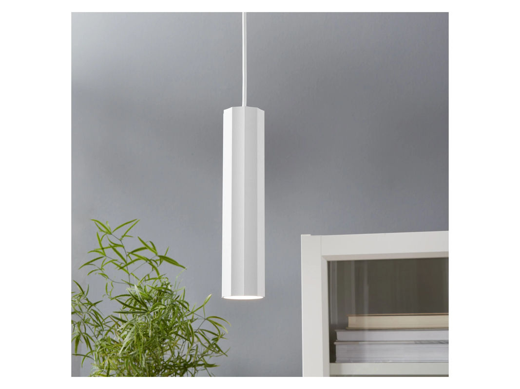 LIVARNO HOME LED-Pendelleuchte in Weiß mit höhenverstellbarem Design aus Stahl für Esstisch, Anrichte oder Küchentheke - Bild 2