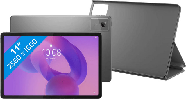 Lenovo IdeaTab 11 Zoll Tablet mit 256GB WLAN in Grau inklusive Stylus und Book Case in Grau - Bild 1