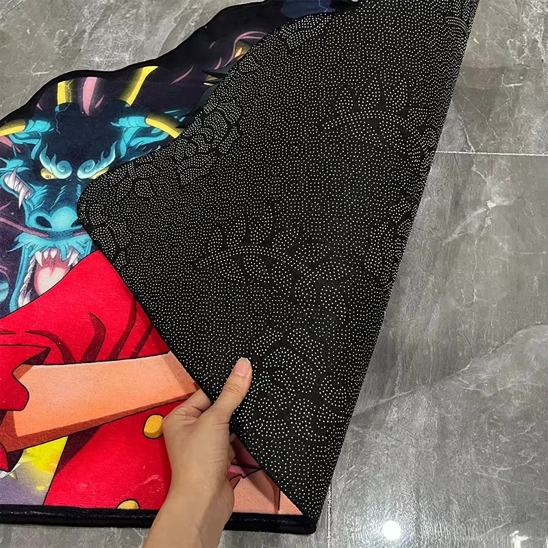 Bandai Pokemon Gengar Teppich aus weichem Polyester in Lila, rutschfeste Anime-Bodenmatte für Kinderzimmer und Schlafzimmer - Bild 5