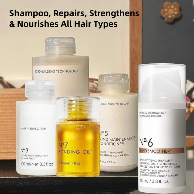 OEING Shine Hair Kit, Haarmaske, Shampoo, Conditioner, Bonding-Öl-Set - Bild 1